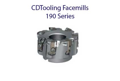 10 Inch Dia X 2.5 X 2.375H - 12 Teeth - 190 Series Face Mill - 7 deg Positie Radial - 90 deg shoulder - ID: 7558-190F1000AFP4-UNVR